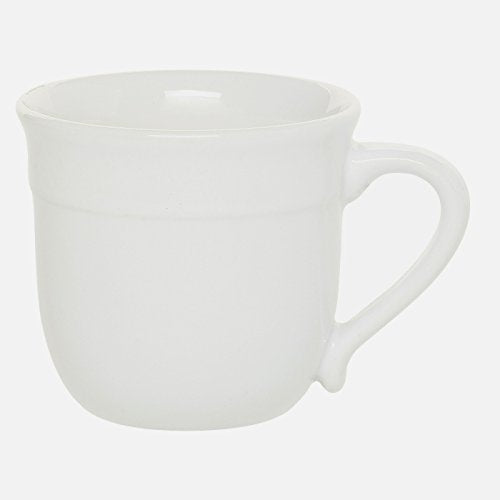 Emile Henry Flour Ceramic 14 Ounce Traditional Mug, Set of 4