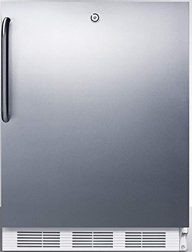 Freestanding ADA compliant refrigerator-freezer for general purpose use