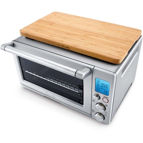 Breville BOV800XL Reinforced Stainless Steel Smart Oven with Bamboo Cutting Board