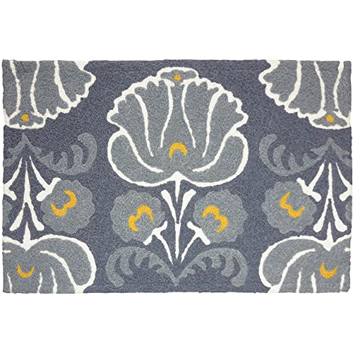 Jellybean Indoor/Outdoor Decorative Ramona Gray Accent Rug - 20