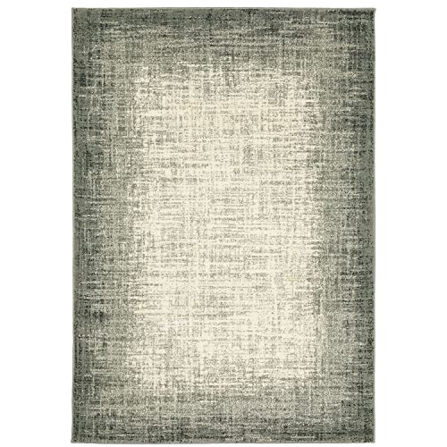 Seneca Industrial Rug SE07A in Grey Rectangle 7 10