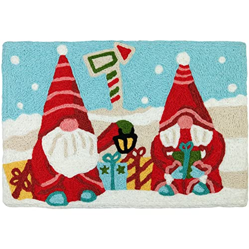 Gnome for The Holidays Jellybean Accent Rug with Gnomes Christmas Rug 20