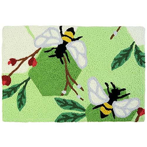 Bee Hive Jellybean Accent Rug with Bees 20