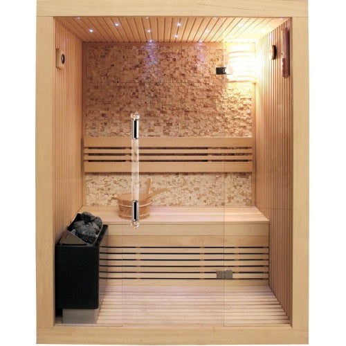 SunRay Rockledge 2 Person Luxury Traditional Sauna