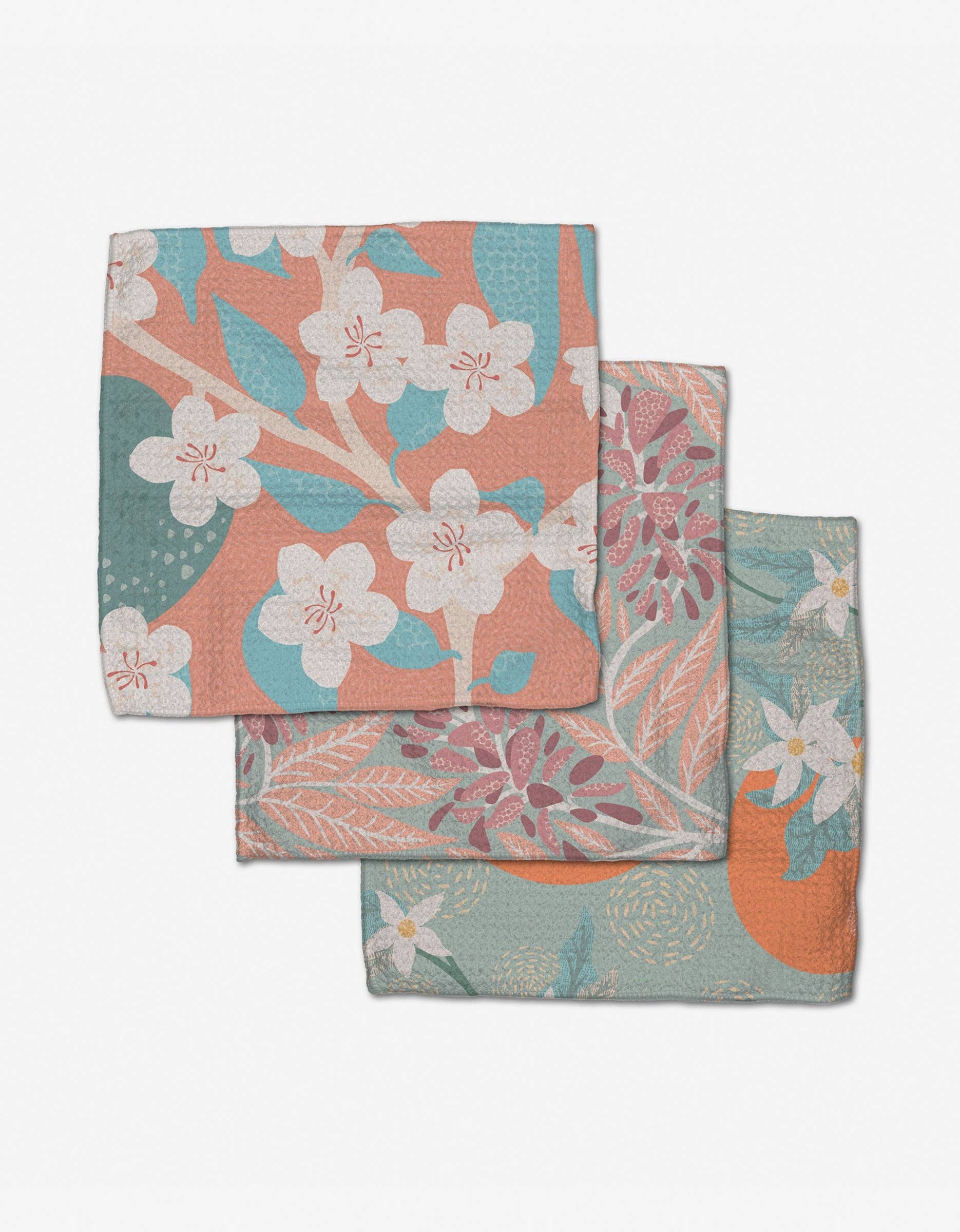 Geometry - State Flowers Dishcloth Set