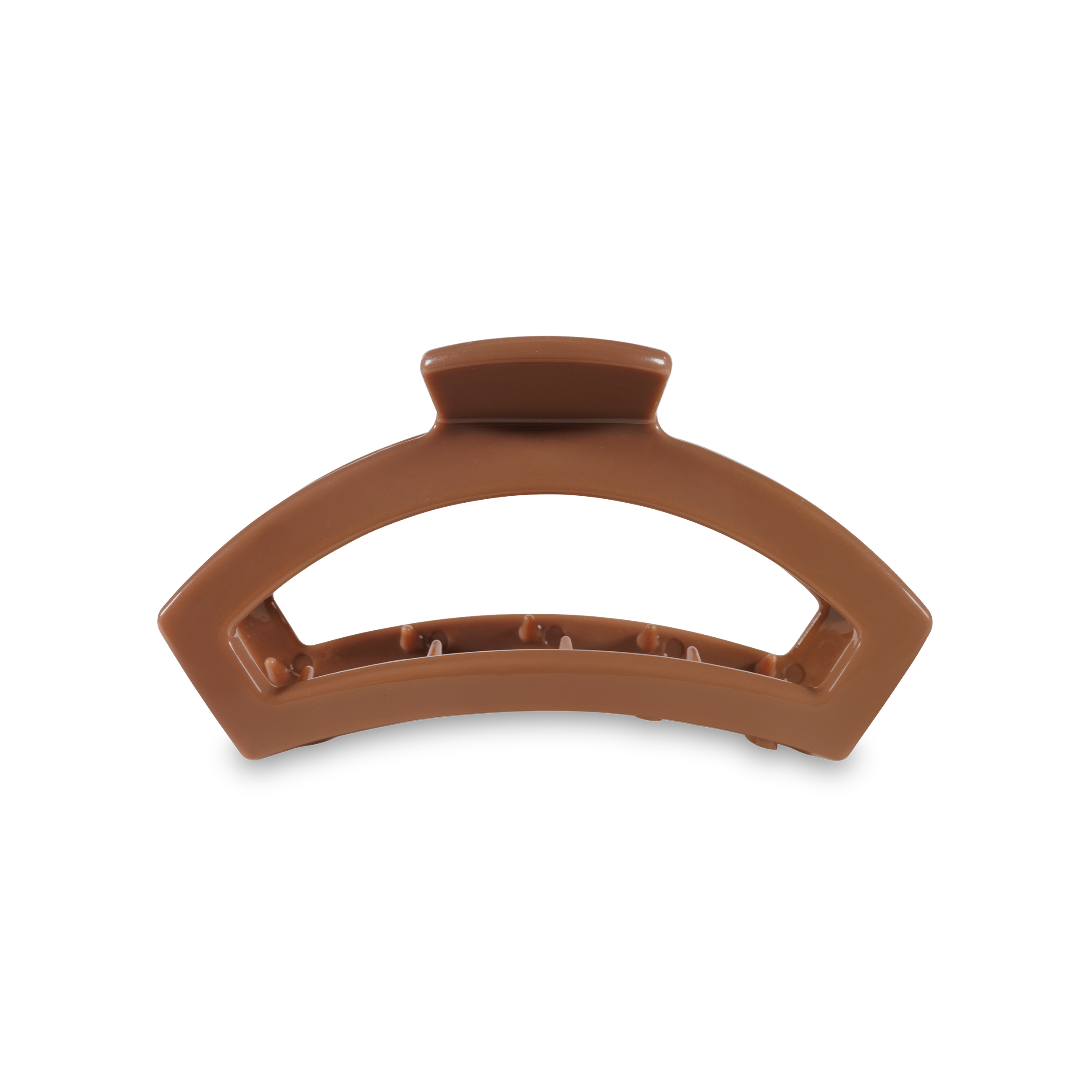 Open Caramel Medium Hair Clip