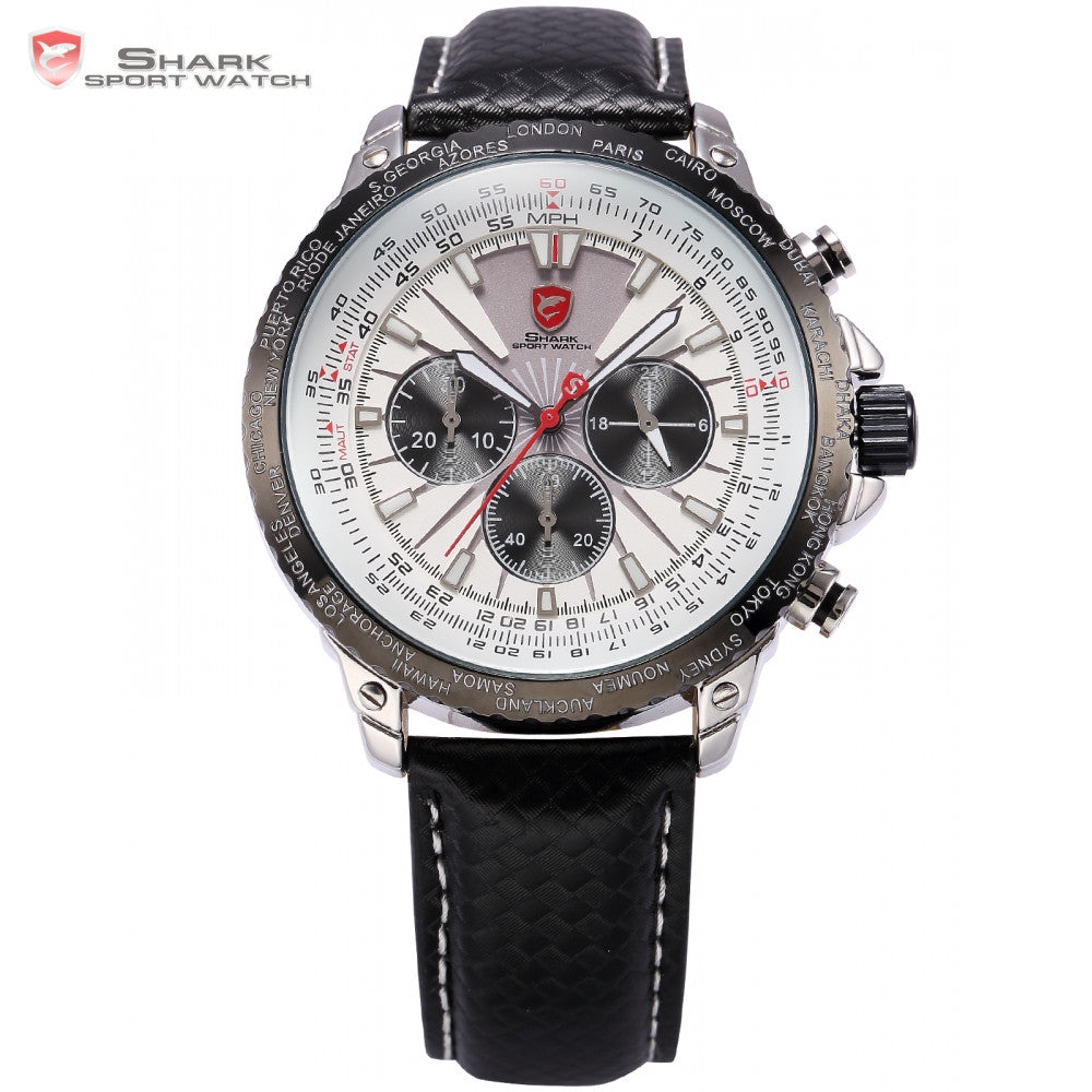 index white dial 3 atm water resistant men fashion quartz