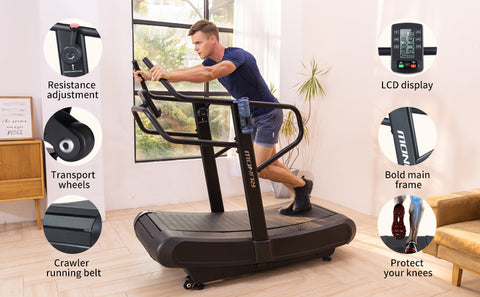 curved treadmills