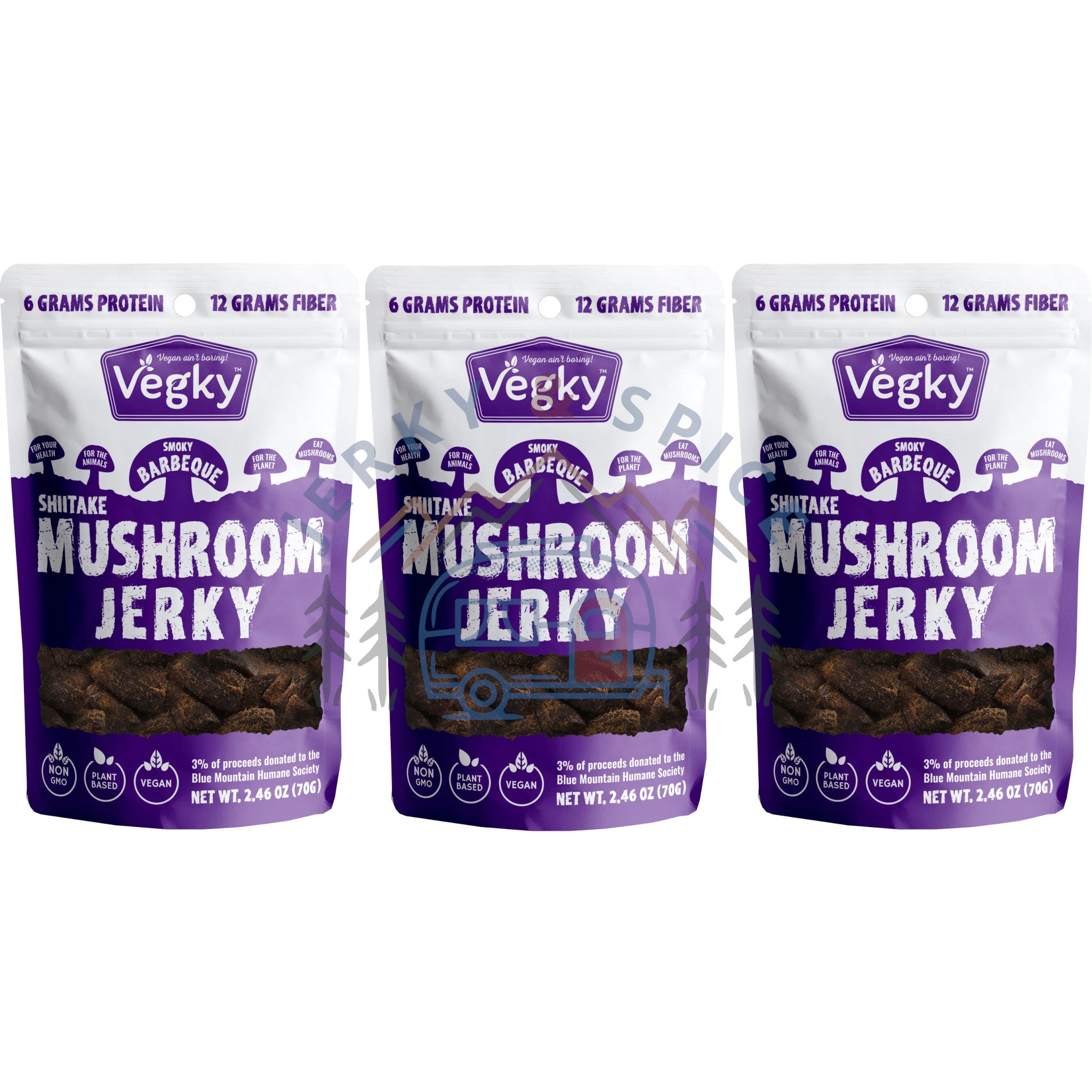 Smoky Barbecue Mushroom Jerky