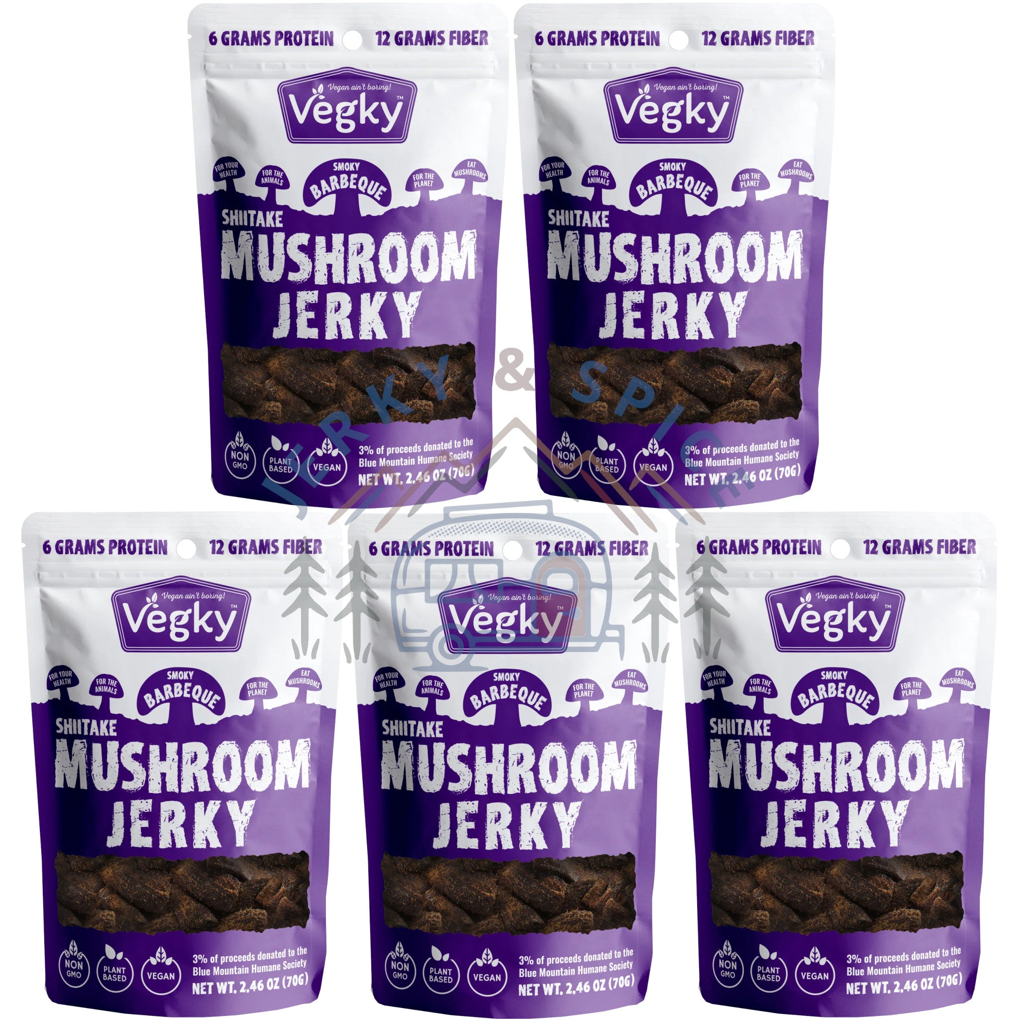 Smoky Barbecue Mushroom Jerky