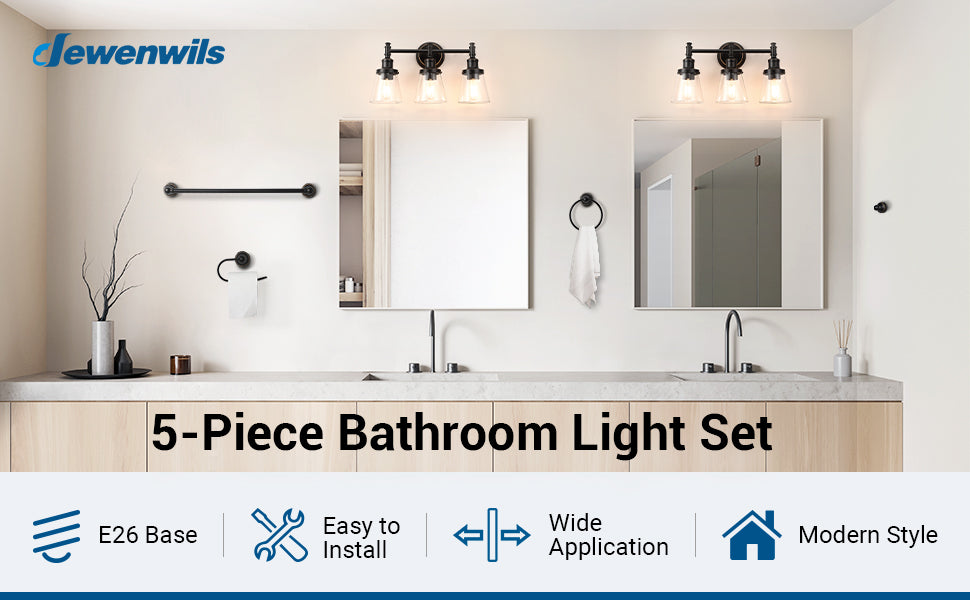 Bathroom lighting sets new arrivals