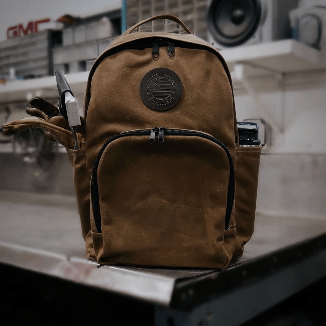 Waxed Canvas Backpack