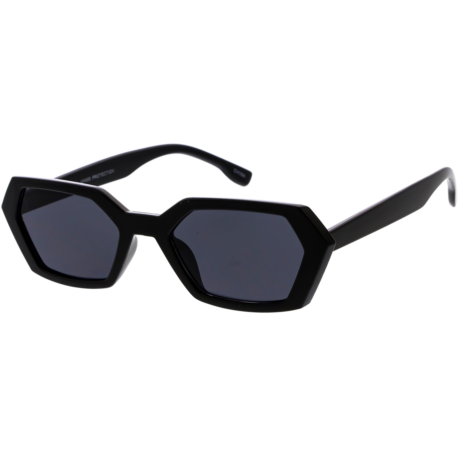 Retro Fashion Neutral Colored Geometric Sunglasses 53mm