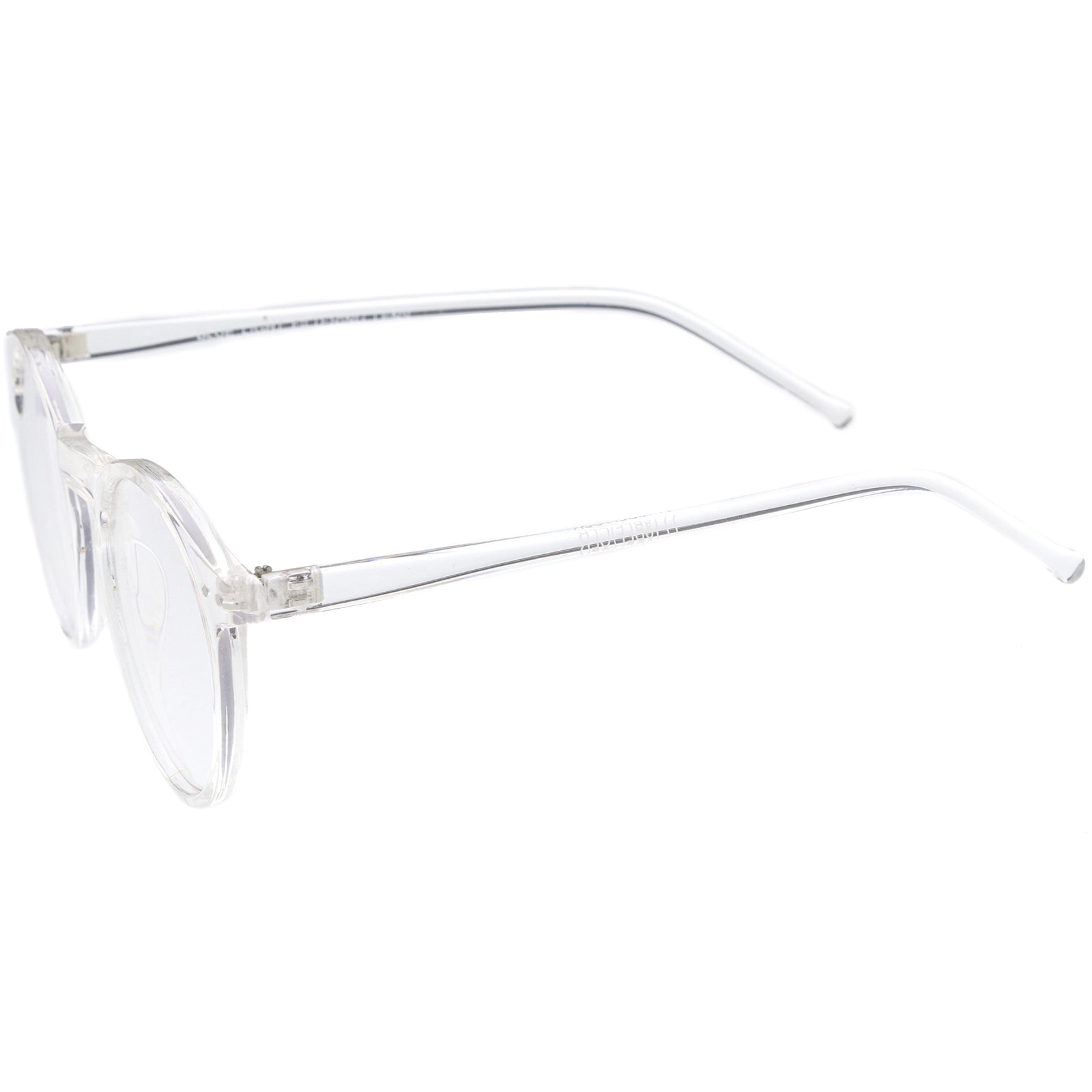 Retro P3 Shaped Clear Lens Blue Light Blocking Glasses 48mm