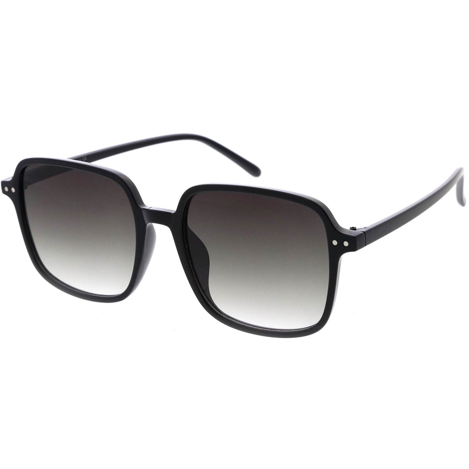 Everyday Chic Mid Temple Square Oversized Sunglasses 57mm