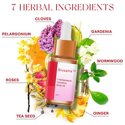 Blusams™ 7 Herbaceous Cellubica Body-Oil