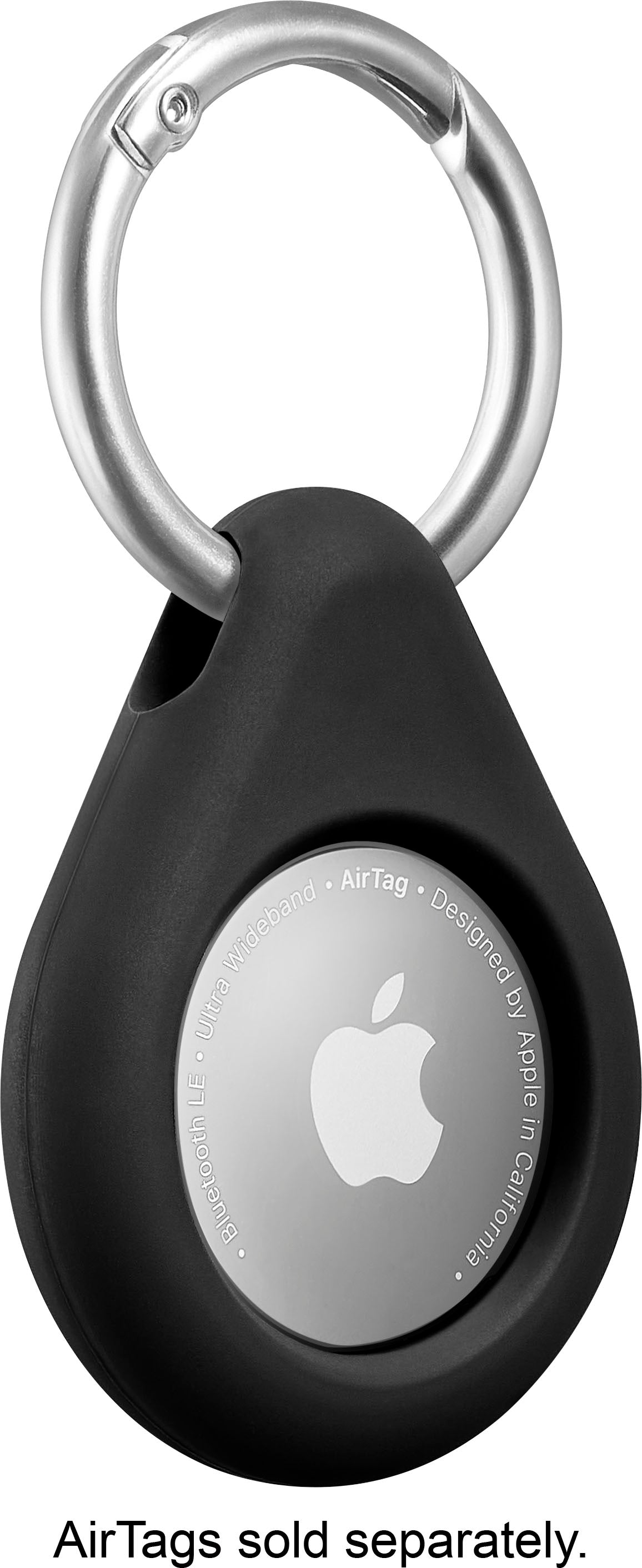 Insignia? - Key Ring Case for Apple AirTag (4-Pack) - Black
