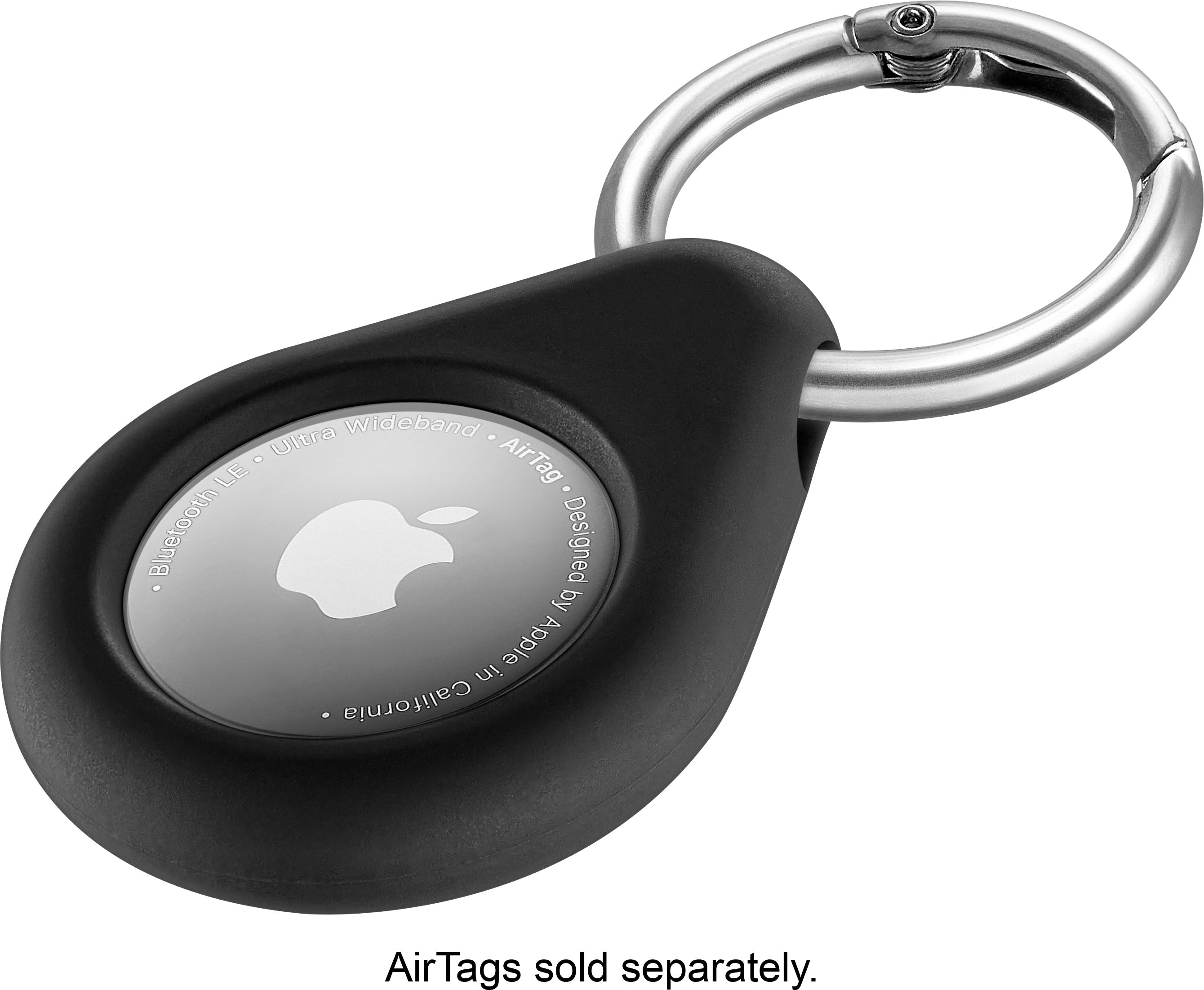 Insignia? - Key Ring Case for Apple AirTag (4-Pack) - Black