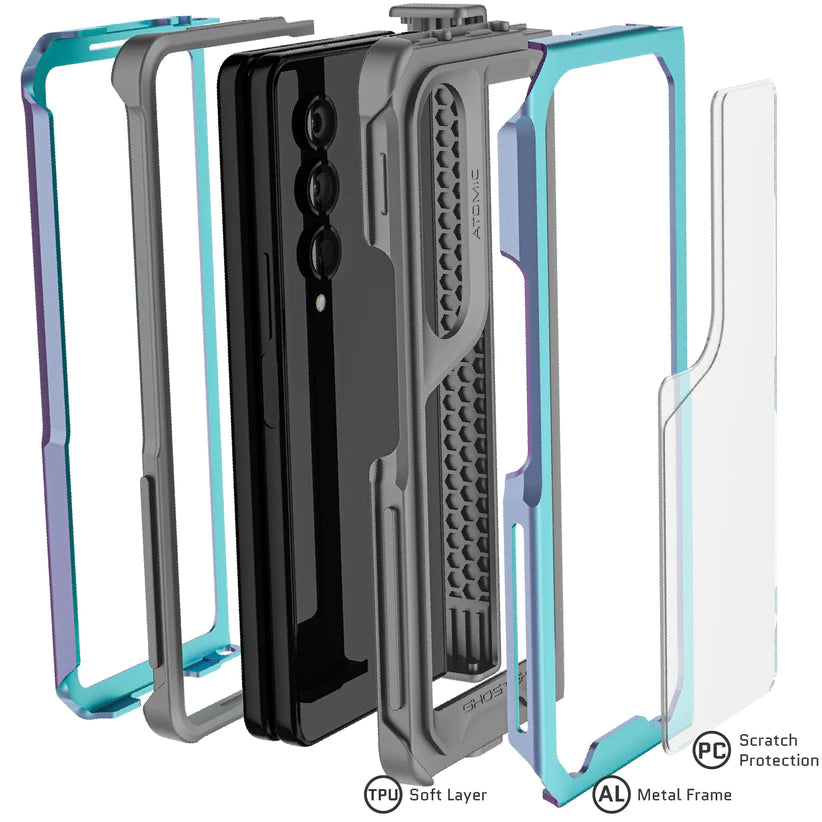 Ghostek Atomic Slim Aluminum Case - Samsung Galaxy Fold4 - Color Options