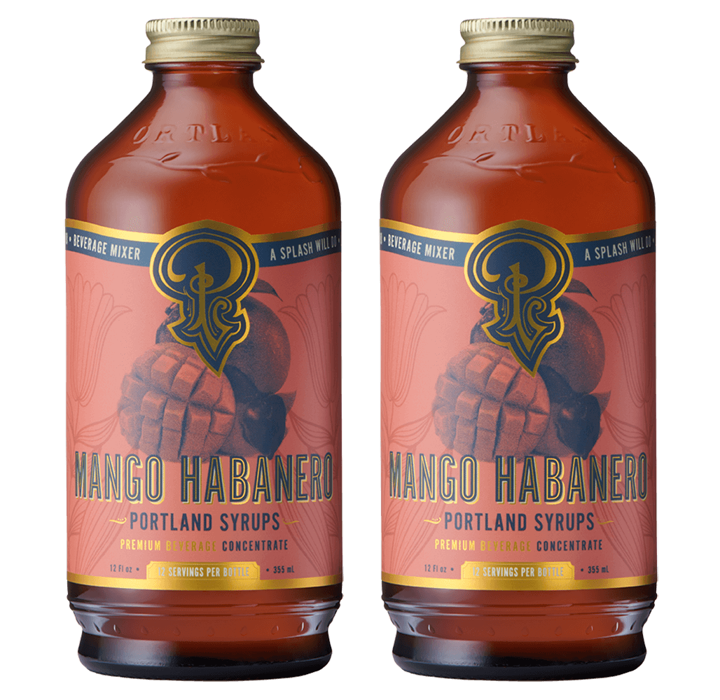 Portland Syrups -  Habanero Syrup 2-pack - 12 fl oz bottles