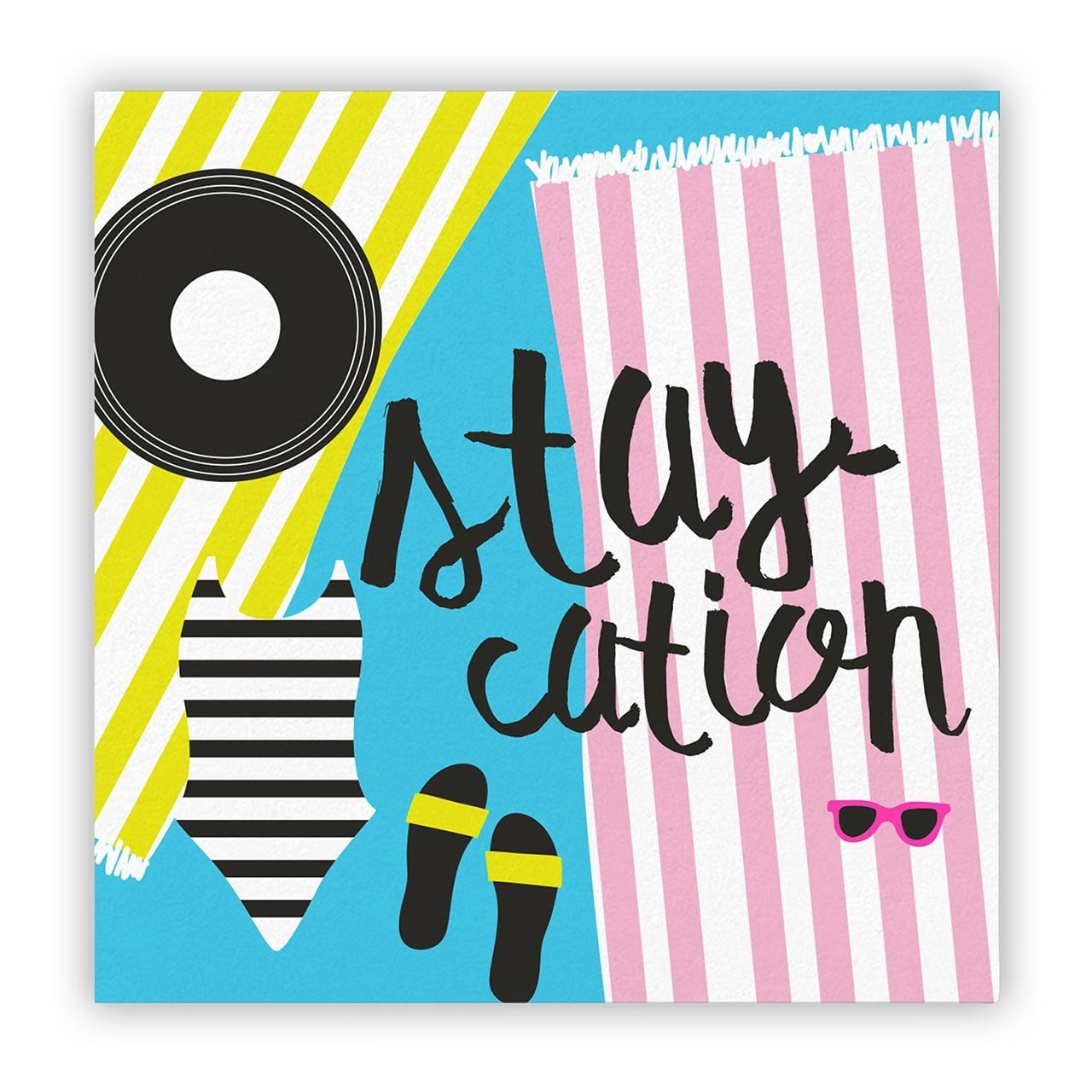 Staycation Party/Beverage/Cocktail Napkins | 5