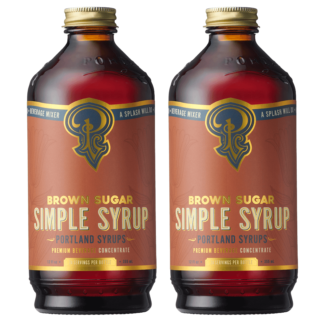 Portland Syrups - Brown Sugar Simple Syrup two-pack