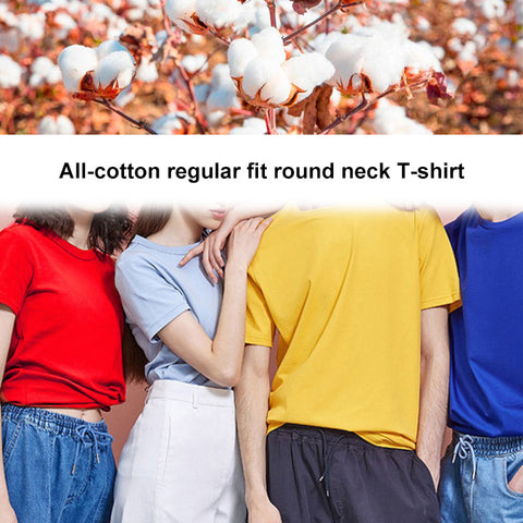 T180-26 コットン無地ラウンドネックTシャツ – Walux Store