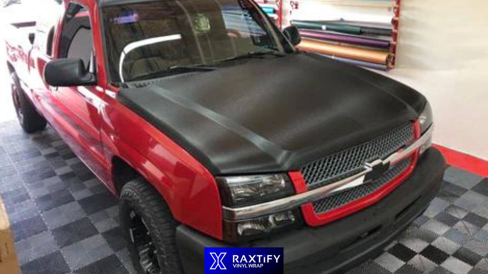 Hood Wraps Among Truck