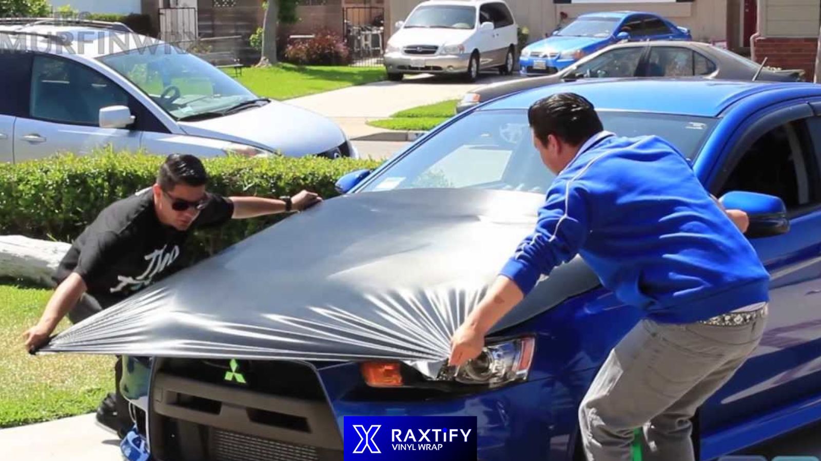 How To Wrap A Car Hood by Carbon Fiber?