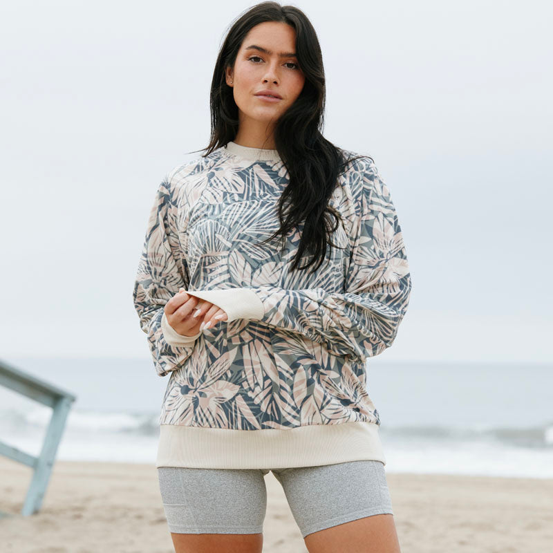 Womens BlanketBlend Move Crewneck - Tropics