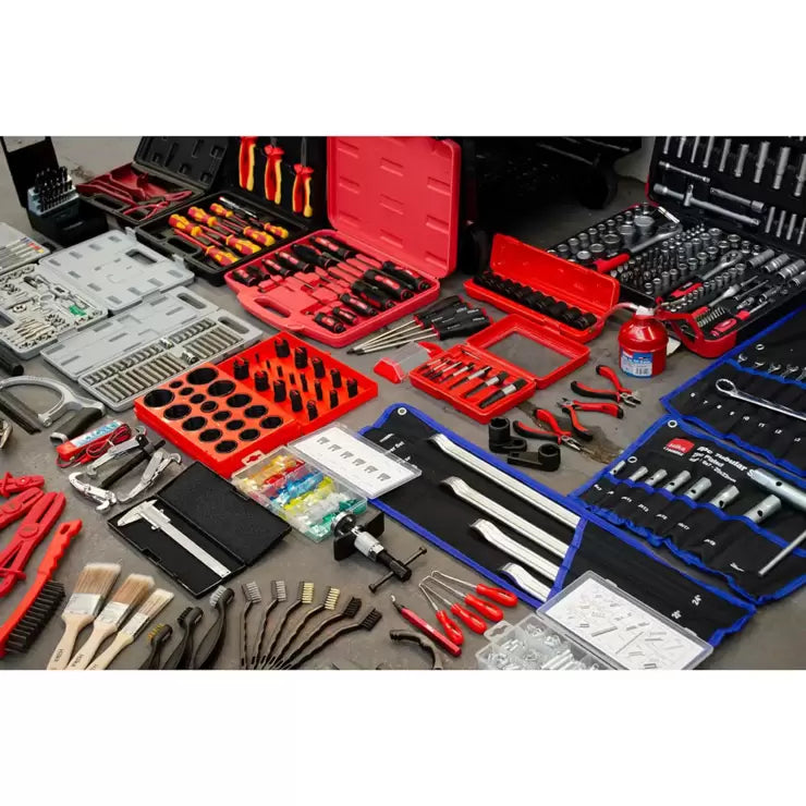 Hilka 1730 Piece Mechanics Tool Kit with Heavy Duty 15-Drawer Tool Chest