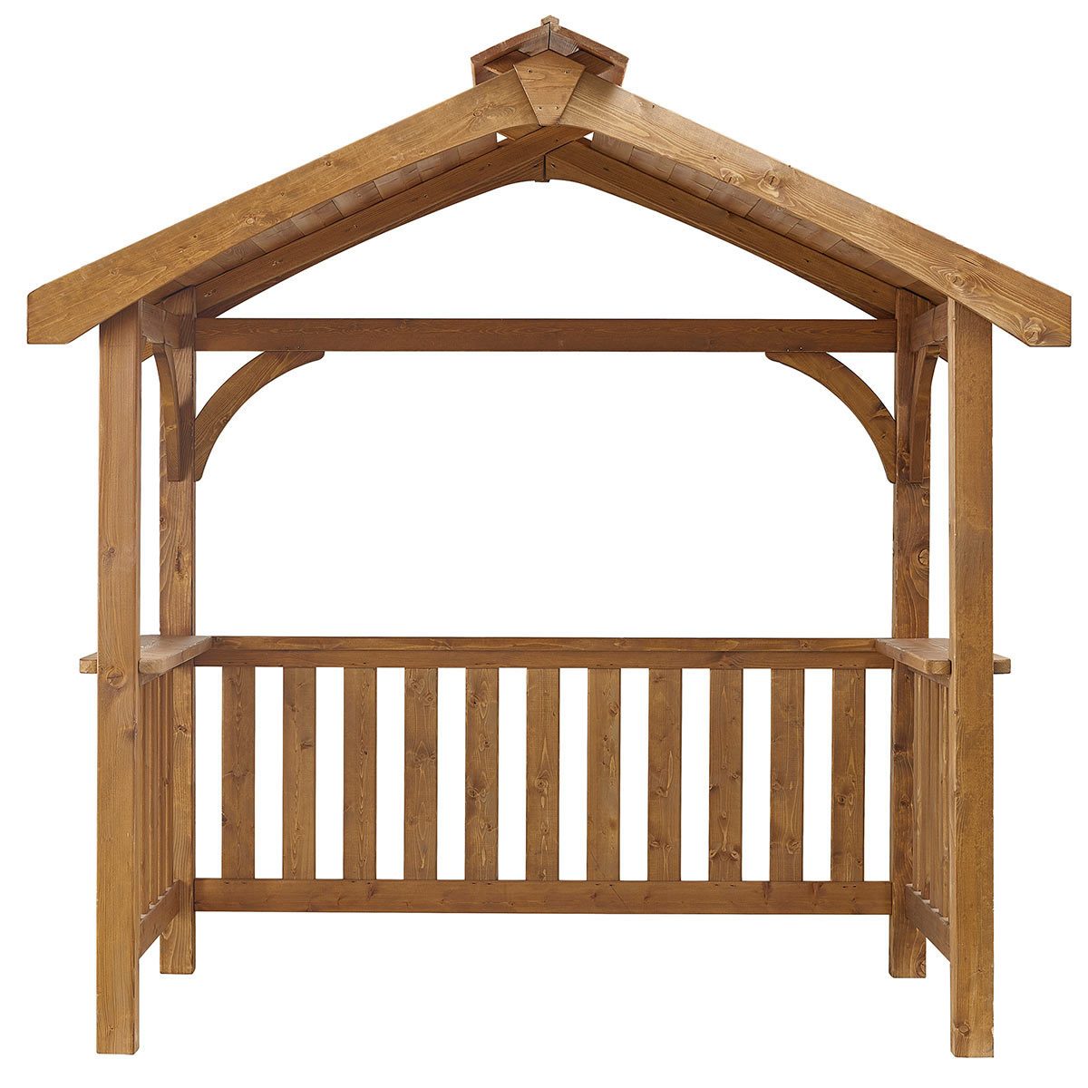 Anchor Fast Pine Wood BBQ Grilling Pavilion