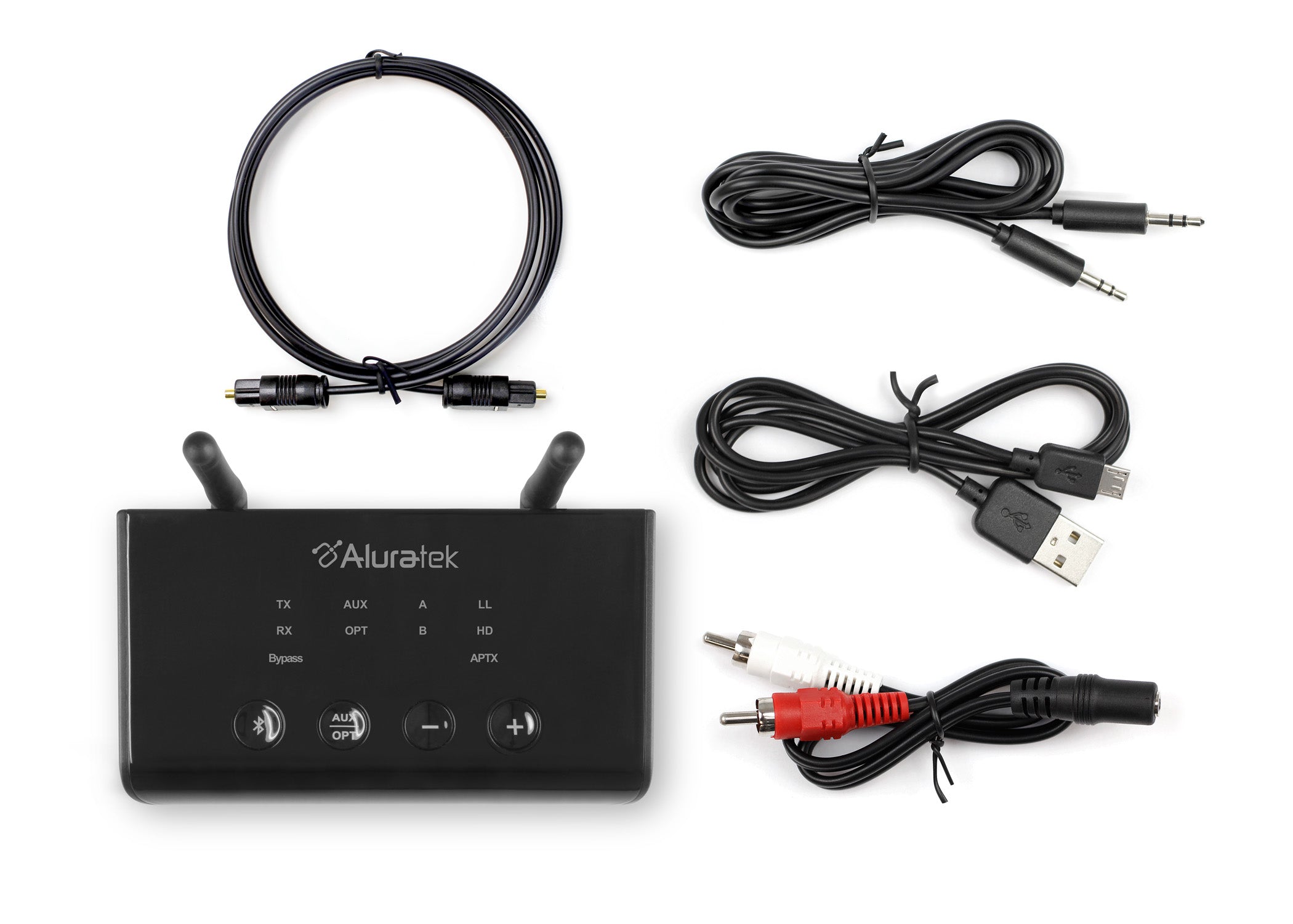 Bluetooth Optical Audio Receiver / Transmitter | Dual Antenna | Bluetooth 5 | 100 ft. Range