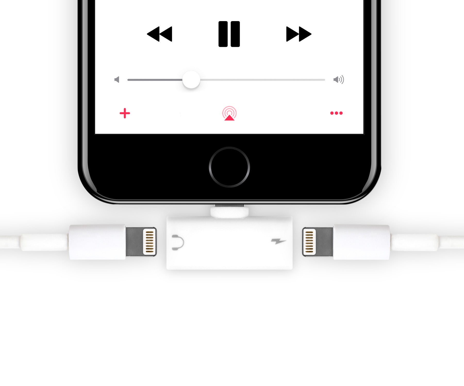 Dual Lightning Adapter for iPhone/iPad