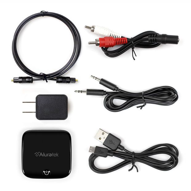 Bluetooth Optical Audio Receiver / Transmitter with Power Adapter | Bluetooth 4 | 33 ft. Range