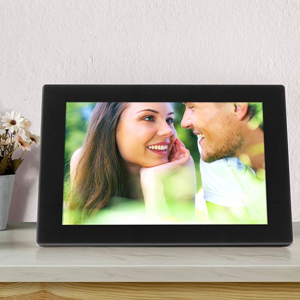 WiFi Digital Photo Frame with Touchscreen IPS LCD Display and 16GB Built-in Memory - 10 inch