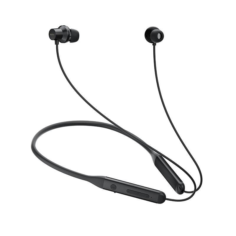 iKF W5 Active Noise Canceling Headphones Neck Bluetooth V5.3 Sports Headset Type-C Interface Long Standby Wireless Headphones are Suitable for Exercise Fitness iOS Android