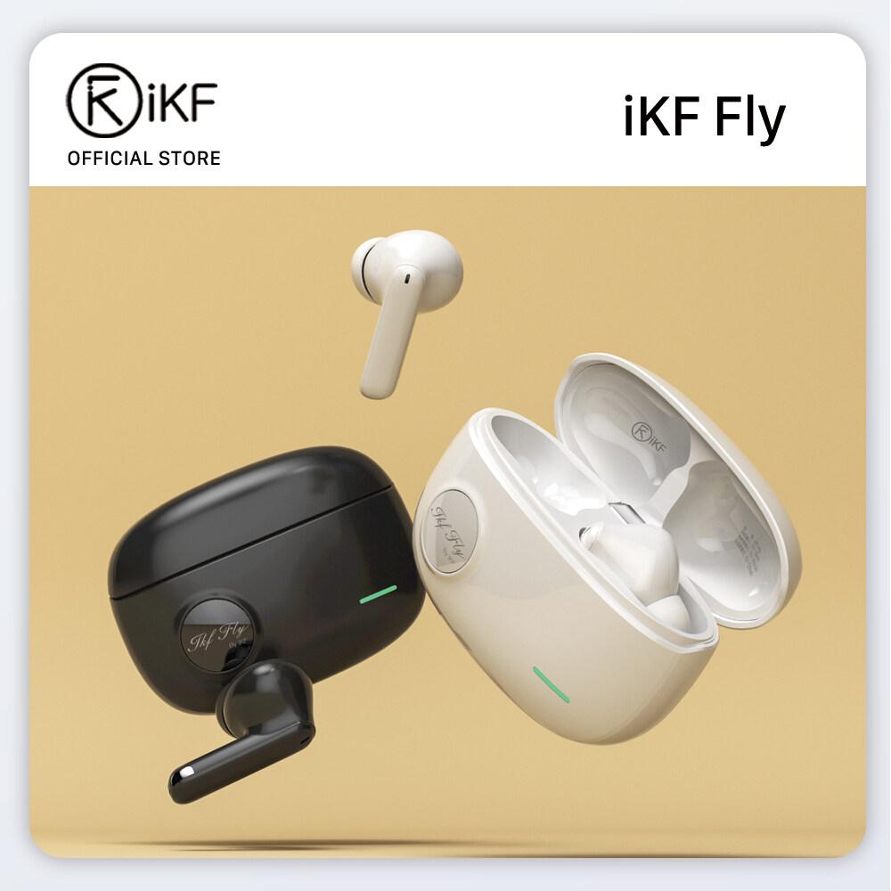 iKF Fly Active Noise Cancelling Bluetooth Wireless Earphone Power Bass Stereo Sound with Microphone Gaming Mode 25 hours Play Time for online class