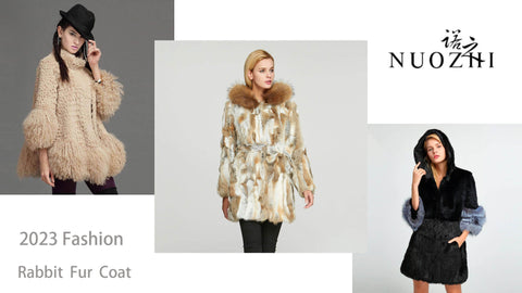 Nuozhi Rabbit Fur Coat-Stay warm in style with fur coats