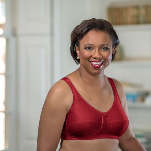 Rose Contour Bra - ABC 103 Rose and Ruby Red