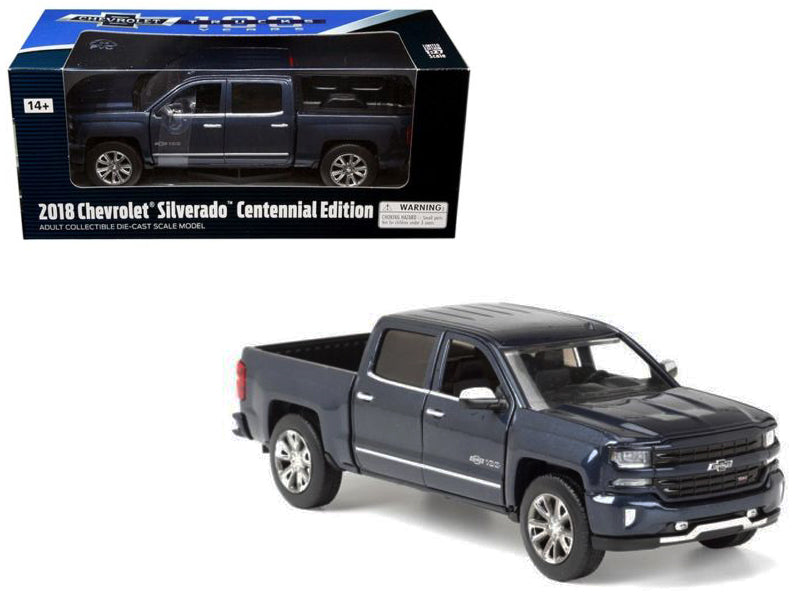 2018 Chevrolet Silverado LTZ Pickup Truck Centennial Edition Blue Metallic 
