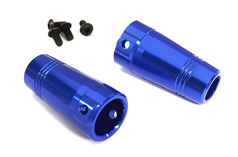 Billet Machined Alloy Rear Axle Lock-Out (2) for Axial Wraith 2.2 C23792BLUE