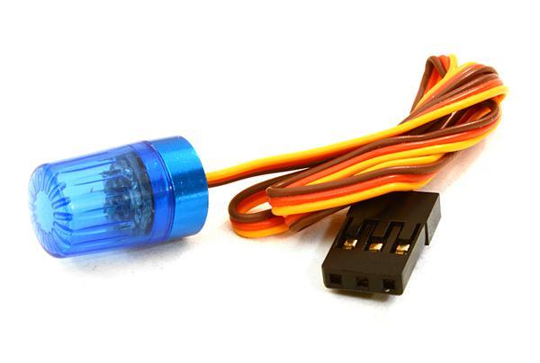 T4 Realistic Roof Top Flashing Light LED w/ 10mm Plastic Housing for 1/10 Scale C26879BLUE