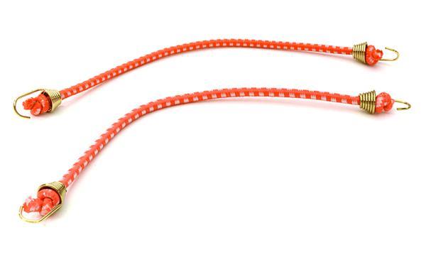1/10 Model Scale 3x150mm Bungee Elastic Cord Strap w/ Hooks for Off-Road Crawler C26933GOLDRED