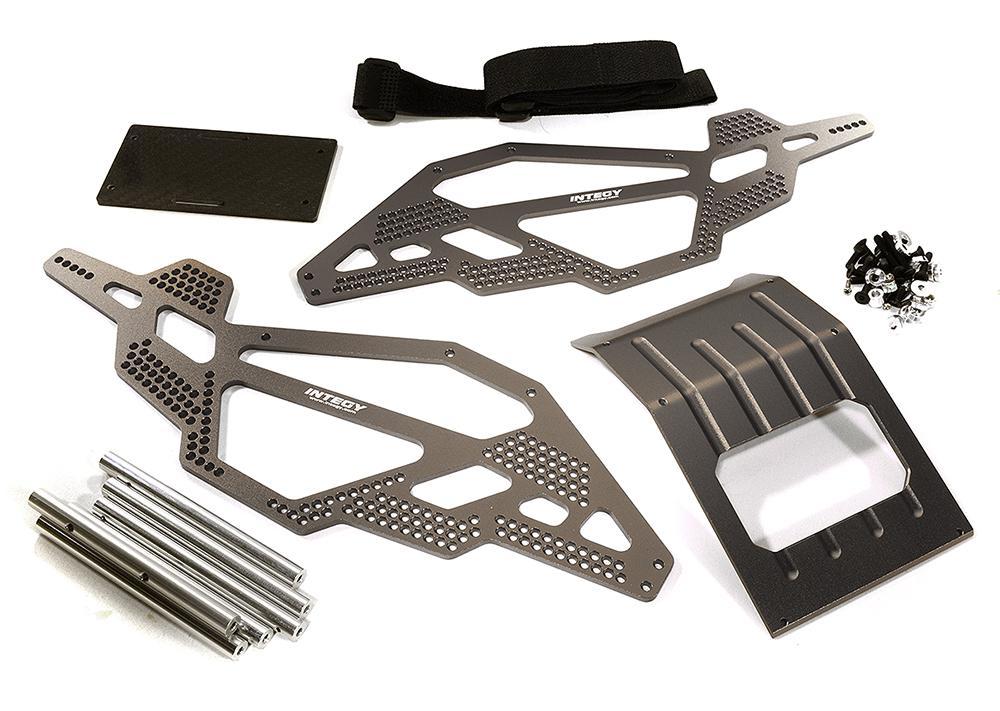 Billet Machined Chassis Kit for 1/10 Scale Rock Crawler (Axial AX10 Compatible) C28449GREY