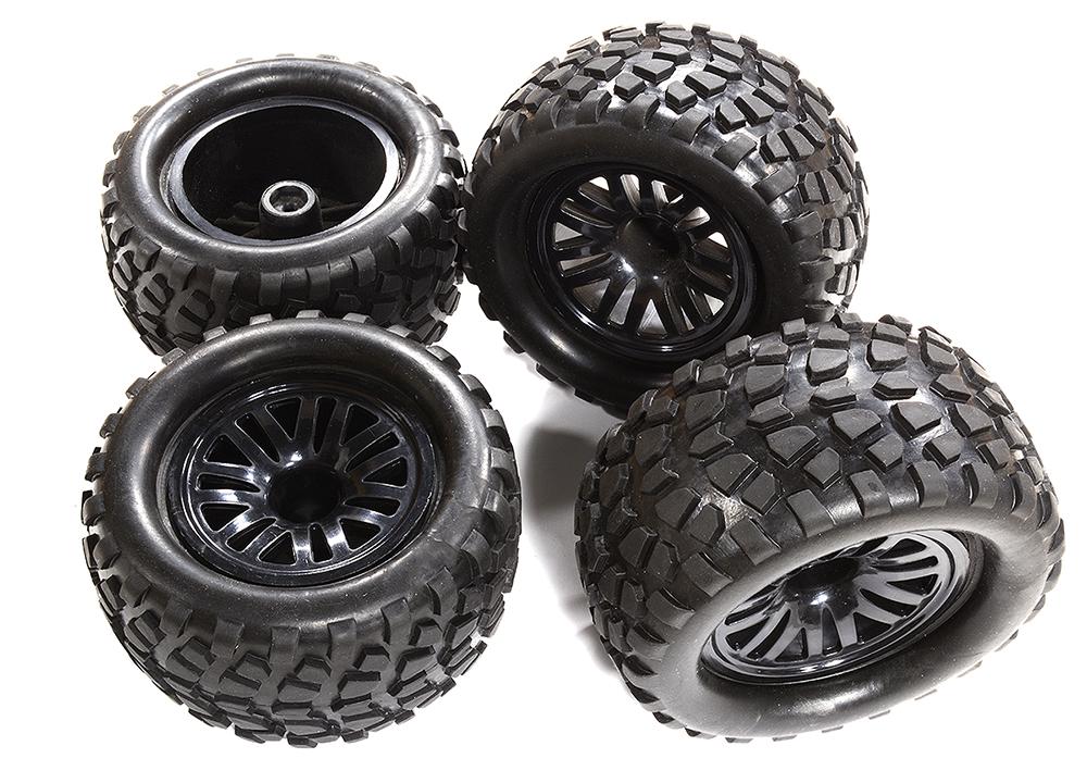 1/10 Off-Road Wheel & Tire Set, 4pcs OD=132mm W=68mm Hex=12mm C30368