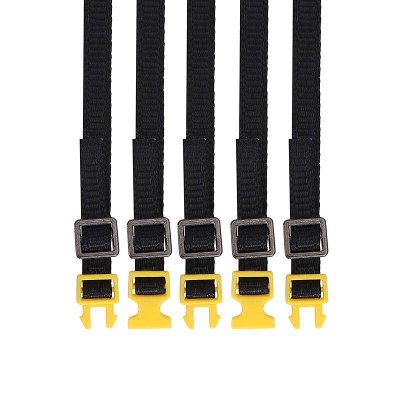 1/10 Model Scale 310mm Nylon Luggage Straps (5) for Off-Road Crawler C32786YELLOW