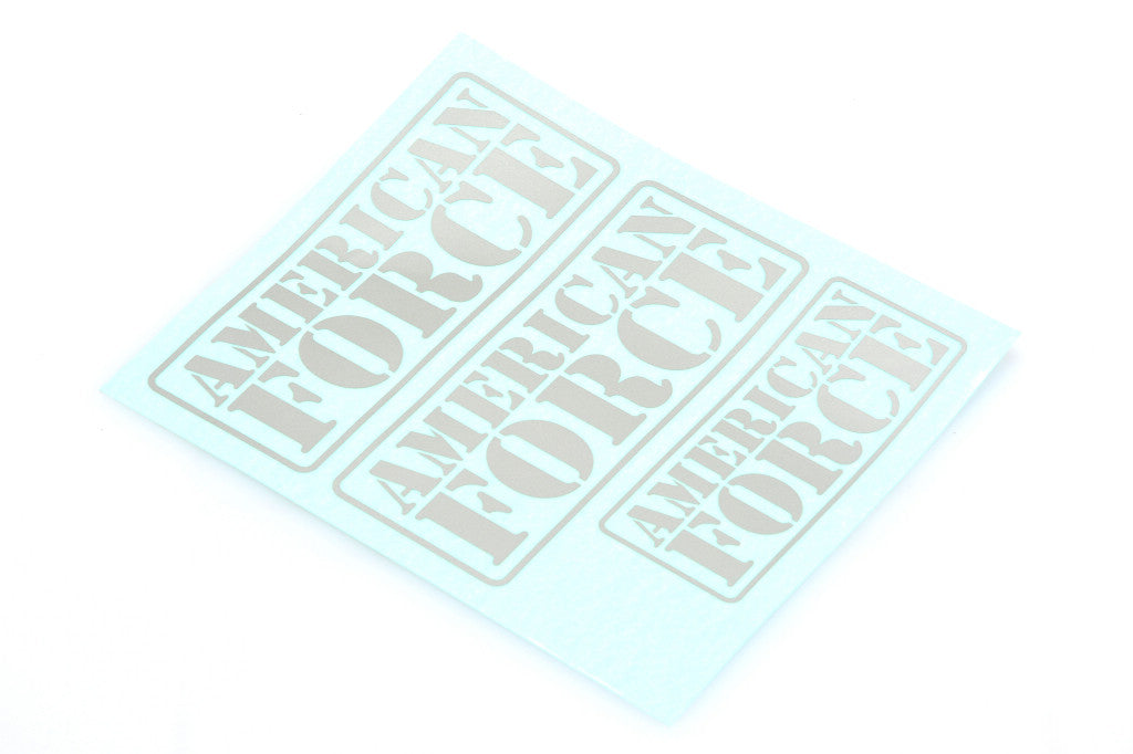 CD0962 F450 SD American Force Decal (silver) DL-Series