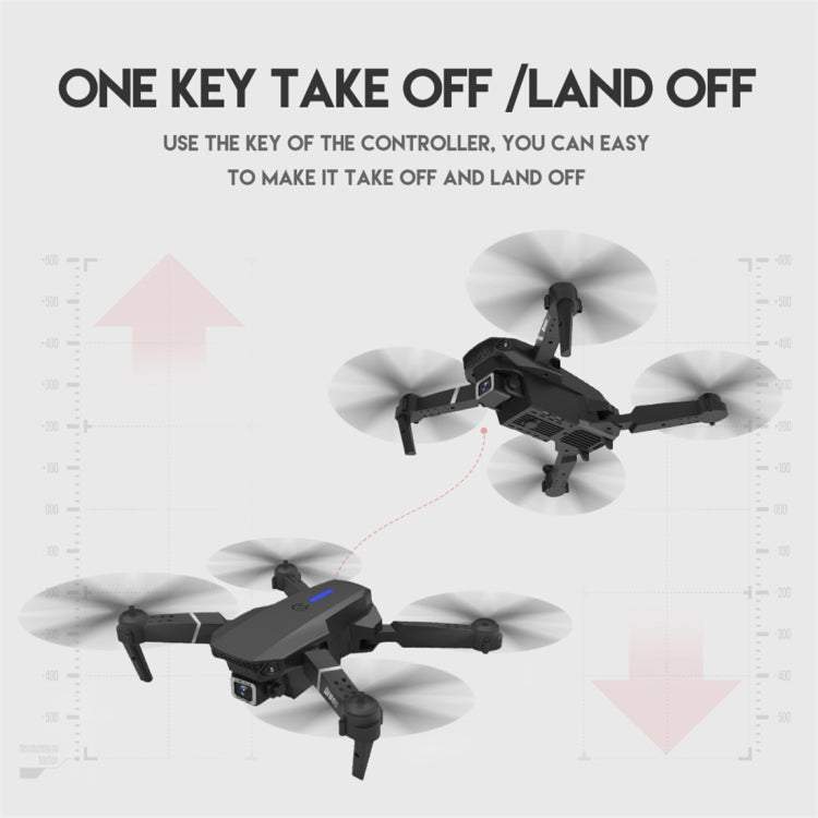 LS-E525 4K Single HD Camera Mini Foldable RC Quadcopter Drone Remote Control Aircraft(White)