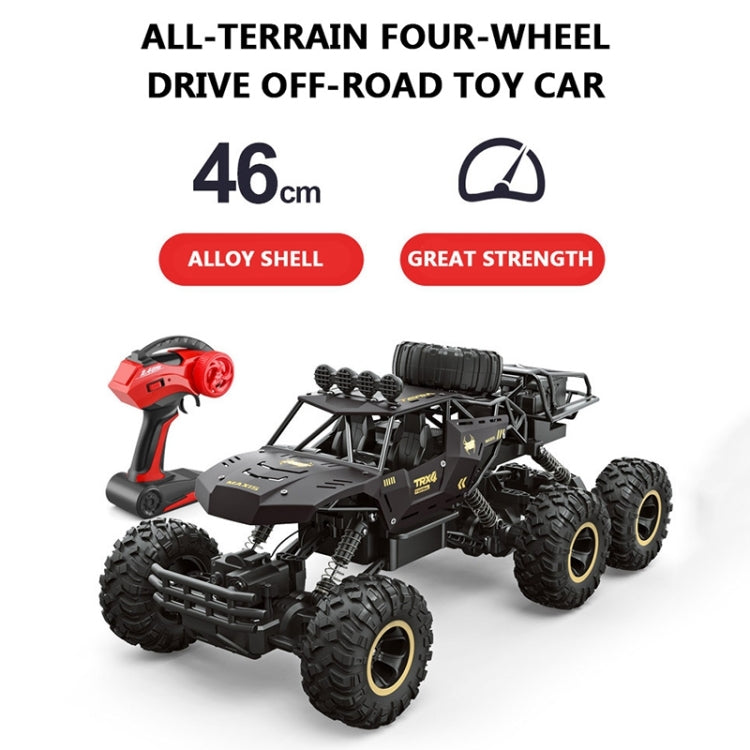 4WD Oversized Alloy Six Wheel Vehicle RC Car(Gold)